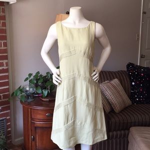 Adrianna Papell linen blend dress